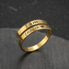 Retro Open Ring Ins Fashion Stainless Steel Adjustable Jewelry Iamenough Multi-layered