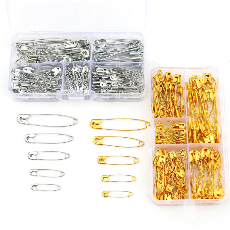 Old-fashioned Safety Pins to Fix Clothing Tags, Large and Small Brooches, Diy Handmade