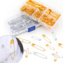 Old-fashioned Safety Pins to Fix Clothing Tags, Large and Small Brooches, Diy Handmade