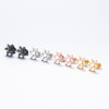 Retro Hong Kong Style Earrings Ins Fashion Korean New Feminine Temperament Winter