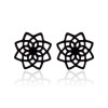 Retro Lotus Earrings Ins Feminine Literary Style Fresh Fashion Hollow Flowers Korean