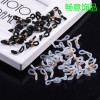 Glasses Buckle Non-slip Gold and Silver Spring Silicone Ring 20*4.5mm Chain Accessories