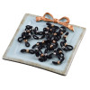 Glasses Buckle Non-slip Gold and Silver Spring Silicone Ring 20*4.5mm Chain Accessories