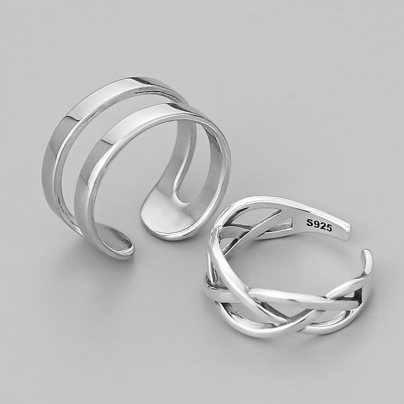 Ring Men's Adjustable Index Finger Single Student Girl Ins Non-fading Niche Jewelry Men's
