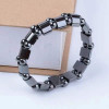 Black Gallstone Magnetic Bracelets Male Couple Pair Bracelet Double Row Beads 2 Yuan