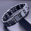 Black Gallstone Magnetic Bracelets Male Couple Pair Bracelet Double Row Beads 2 Yuan