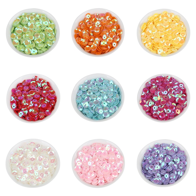 Silver-backed Color-plated Sequins, Sequin Diy Hand-sewn Loose Beads, Jewelry, Clothing
