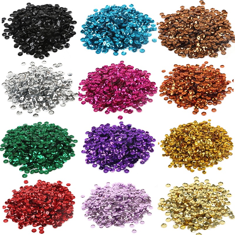 Silver-backed Color-plated Sequins, Sequin Diy Hand-sewn Loose Beads, Jewelry, Clothing