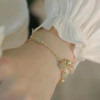This Life Has a Dream Palace Bell Ringing Bracelet, Clear Retro Ins Niche Design Gift