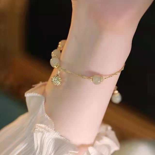 This Life Has a Dream Palace Bell Ringing Bracelet, Clear Retro Ins Niche Design Gift