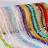 6mm Rhombus Crystal Beads Diy Handmade Bracelet Necklace Pointed Bead Material Glass