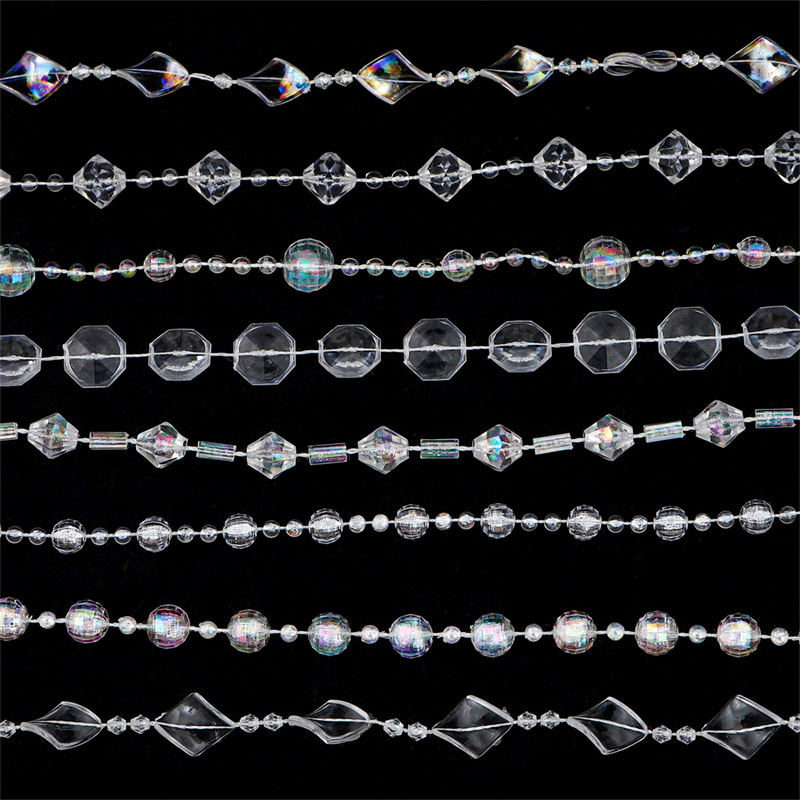 Acrylic Fishing Line Curtain Beads Wedding Plastic Bead Chain Diy Handmade Jewelry
