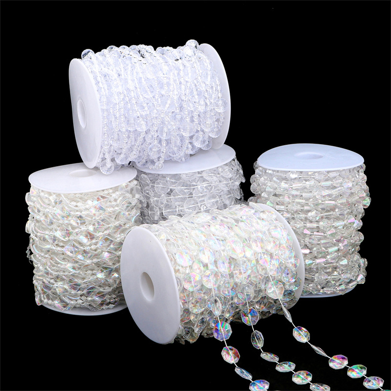 Acrylic Fishing Line Curtain Beads Wedding Plastic Bead Chain Diy Handmade Jewelry