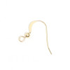 Flat Ear Hook Material Copper Belt Beads Fish Ear Electroplating Jewelry Accessories Diy