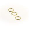 Connecting Oval Ring Egg-shaped Iron Pendant One Pound Per Package Jewelry Diy