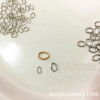 Connecting Oval Ring Egg-shaped Iron Pendant One Pound Per Package Jewelry Diy