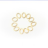 Connecting Oval Ring Egg-shaped Iron Pendant One Pound Per Package Jewelry Diy