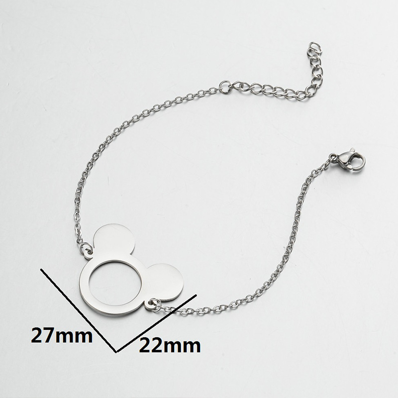 European and American New Women's Mickey Mouse Bracelet Ins Fashion Cute Cartoon Character