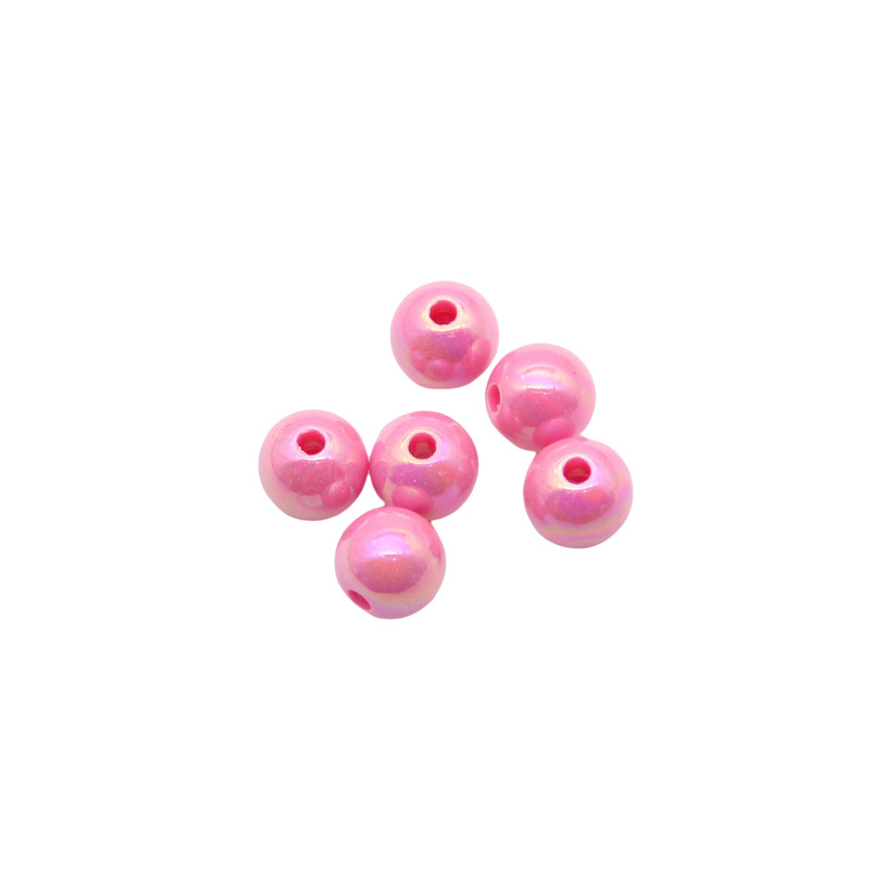 Symphony Acrylic Loose Beads Ab Color Highlight Candy Straight Hole 1 Catties Per Pack