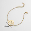 Simple European and American New Ins Fashion Tree of Life Flower Stamen Bracelet