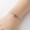 Summer New Japanese and Korean Ins Style Geometric Double Peach Heart Bracelet for Women