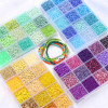 15 Grid Boxed Glass Rice Beads Diy Handmade Bracelet Necklace Earrings Tube & Material