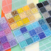 15 Grid Boxed Glass Rice Beads Diy Handmade Bracelet Necklace Earrings Tube & Material