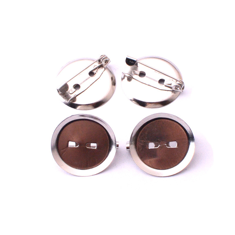 Manufacturer Diy Metal Disc Pin Corsage Clip Brooch Base Tray Jewelry Accessories