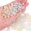 Acrylic Non-porous Japanese Pearlescent Mermaid Round Beads Loose Handmade Diy Bracelet