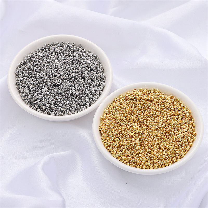 18k Gold-plated Color-preserving Positioning Beads Diy Accessories Material Finishing