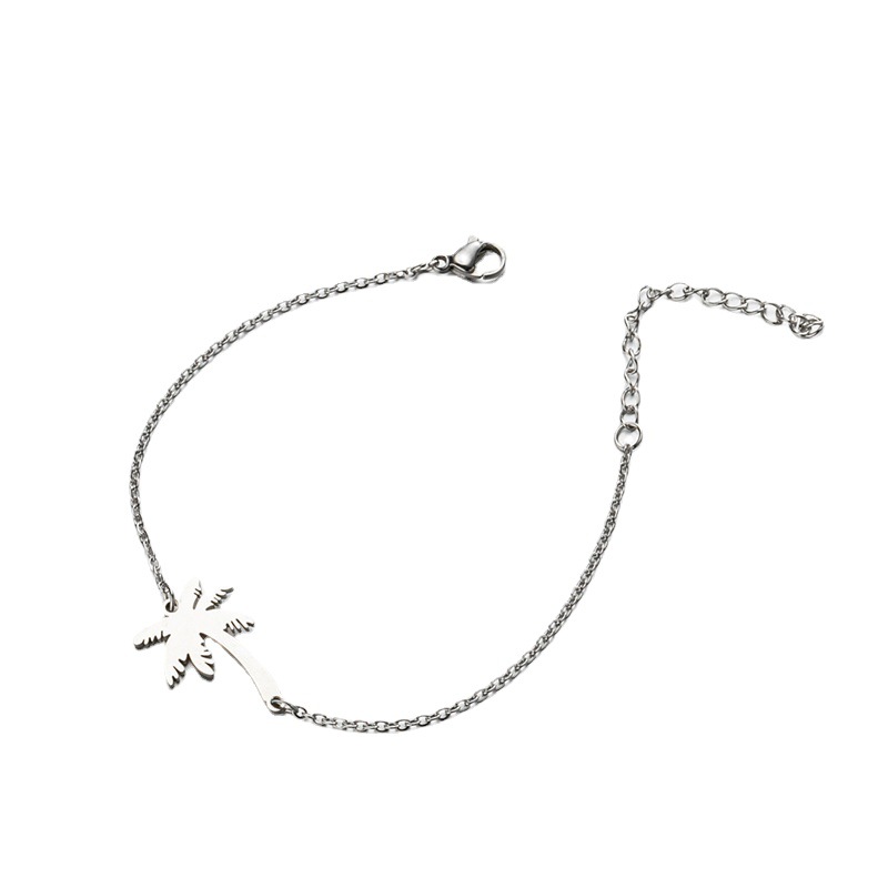 Amazon Tropical Palm Tree Bracelet Fashion Charm Women's Beach Coconut Plant Pendant