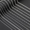 Diy Material Stainless Steel 304 Titanium Chain Keychain Billboard Hanging Bag Jewelry