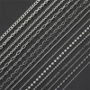 Diy Material Stainless Steel 304 Titanium Chain Keychain Billboard Hanging Bag Jewelry