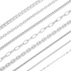 Diy Material Stainless Steel 304 Titanium Chain Keychain Billboard Hanging Bag Jewelry