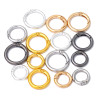 5-pack Alloy Open Spring Ring Round Buckle Diy Homemade Mobile Phone Chain Accessories