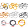 5-pack Alloy Open Spring Ring Round Buckle Diy Homemade Mobile Phone Chain Accessories
