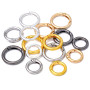 5-pack Alloy Open Spring Ring Round Buckle Diy Homemade Mobile Phone Chain Accessories