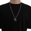 Cross Necklace Men's Niche Simple Design Ins Hip-hop Popular Pendant Women's Fashion