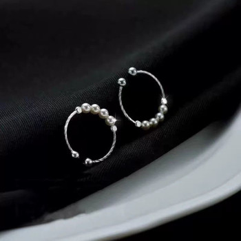 So Cute ~ Ring Set Light Luxury Niche Exquisite Love-shaped Index Finger Korean Ins
