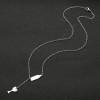 Sweet and Fashionable New Stainless Steel Pendant Necklace Ins Women's Red Wine Glass