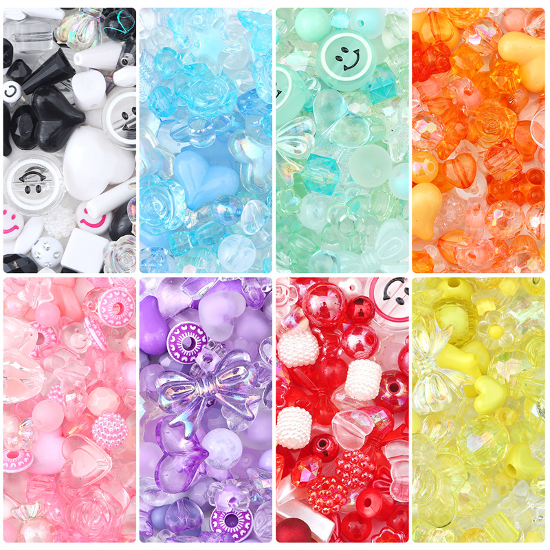 Acrylic Diy Beads Baroque Style Loose Handmade Diy Bracelet Beading Material Accessories
