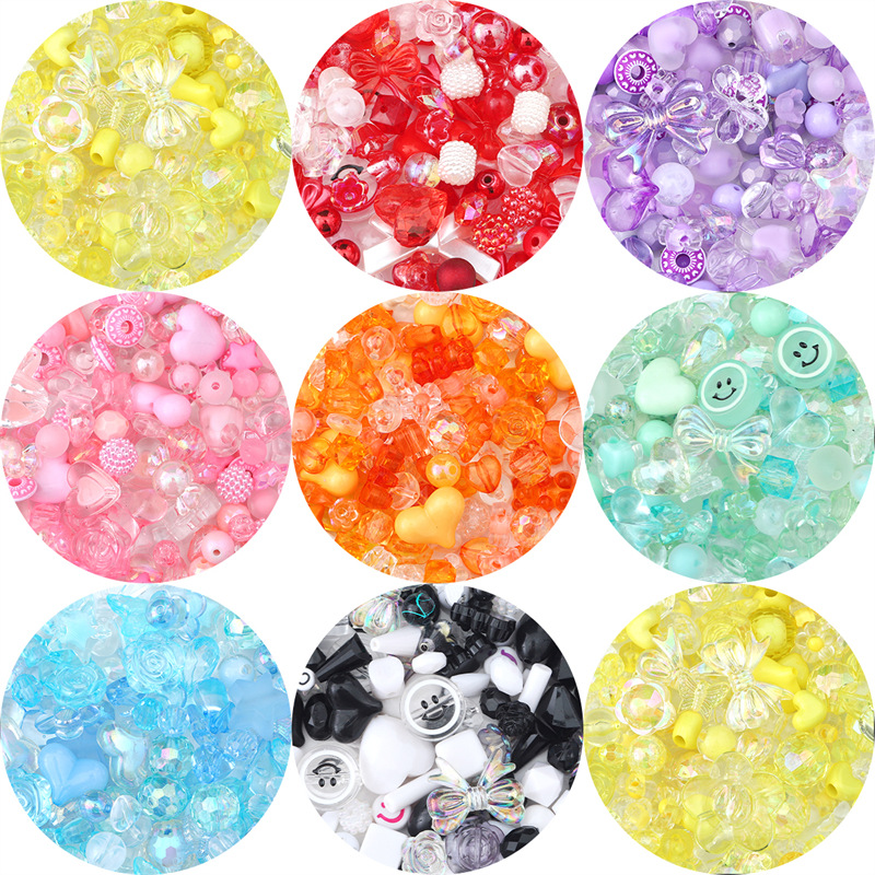 Acrylic Diy Beads Baroque Style Loose Handmade Diy Bracelet Beading Material Accessories
