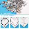Diy Alloy Jewelry Accessories Tibetan Silver Retro Ethnic Style Pendant Bracelet Necklace