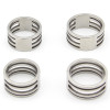 Stainless Steel Open Ring Handmade Tools Diy Iron Opener Material Jewelry Small