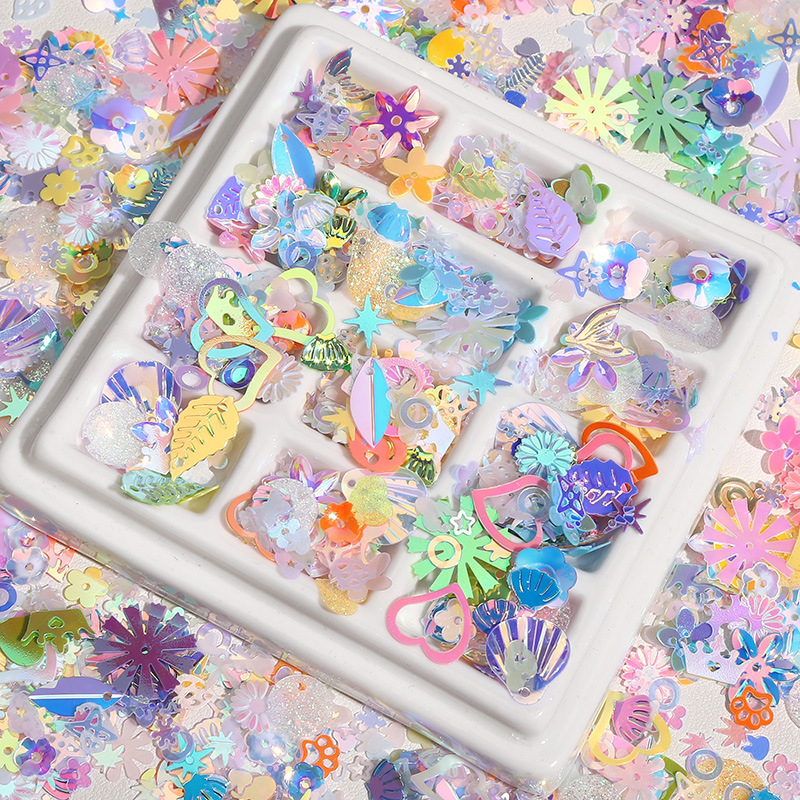 Color Plated Sequins, Nest Diy Decoration Materials, Clothing Accessories, Homemade