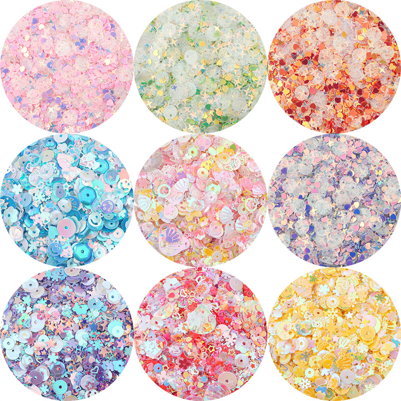 Color Plated Sequins, Nest Diy Decoration Materials, Clothing Accessories, Homemade