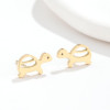 Jewelry Korean Version Simple Personalized Turtle Earrings Ins Fashion Cute Marine Animal