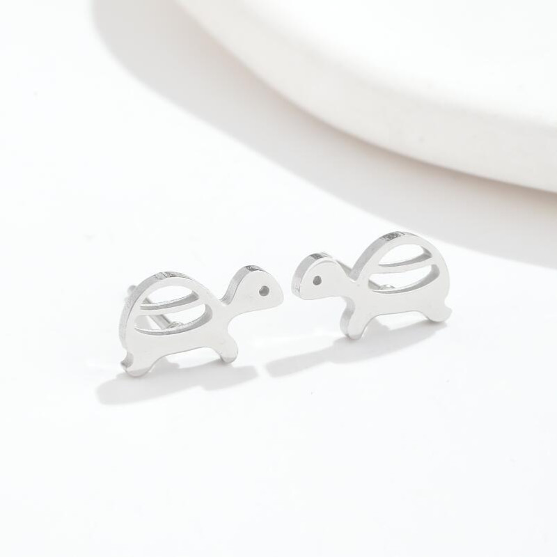 Jewelry Korean Version Simple Personalized Turtle Earrings Ins Fashion Cute Marine Animal