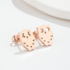 European and American Forest Owl Animal Earrings Ins Female Personality Stainless Steel