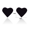 Stainless Steel Retro Geometric Simple Love-shaped Earrings Cute and Sweet Daily Ins
